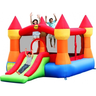 HAPPYHOP 9017N Castle bouncer with slide - otthoni l�gv�r ugr�l�v�r