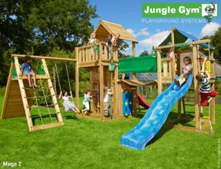 JUNGLE GYM Playparadises Mega 2 faj�tsz�t�r kombin�ci� �sszeszerelve