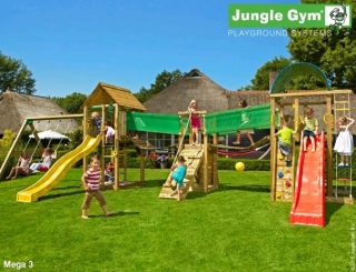 JUNGLE GYM Playparadises Mega 3 faj�tsz�t�r kombin�ci� �sszeszerelve