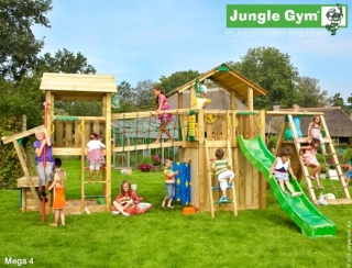 JUNGLE GYM Playparadises Mega 4 faj�tsz�t�r kombin�ci� �sszeszerelve