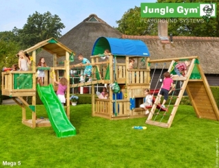 JUNGLE GYM Playparadises Mega 5 faj�tsz�t�r kombin�ci� �sszeszerelve